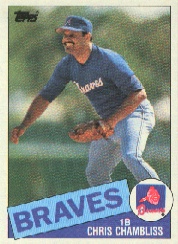 1985 Topps Baseball Cards      518     Chris Chambliss